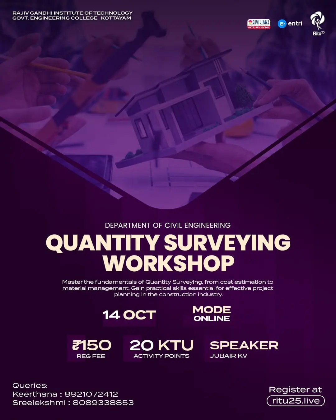 Quantity Surveying workshop